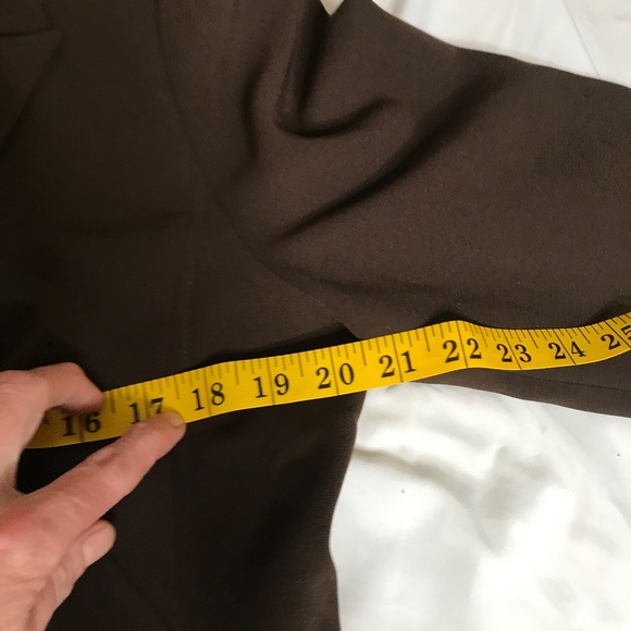 Le Grenier Brown Tailored Career Blazer Jacket - Picture 10 of 12